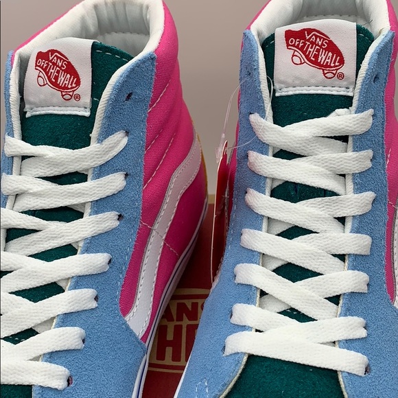 VANS SK-8-HI Suede/Canvas Multi/Brig men’s - Picture 12 of 16